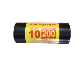 Мешок для мусора 200л ПВД (10шт) рул ВЕСКА 1/30