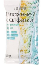 Салфетка влажная (15 шт) Акватория Морской бриз/12 уп. 503936