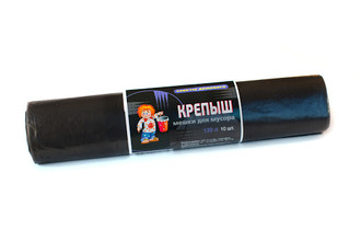 Мешок для мусора 120л (10шт) Крепыш 1/30