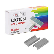 Скобы для степлера №24/6 (1000шт)141 (518514)